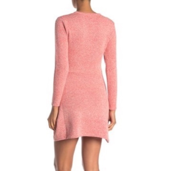 NWT Angie Heather Knit Sweater Dress Clay M - Picture 3 of 8
